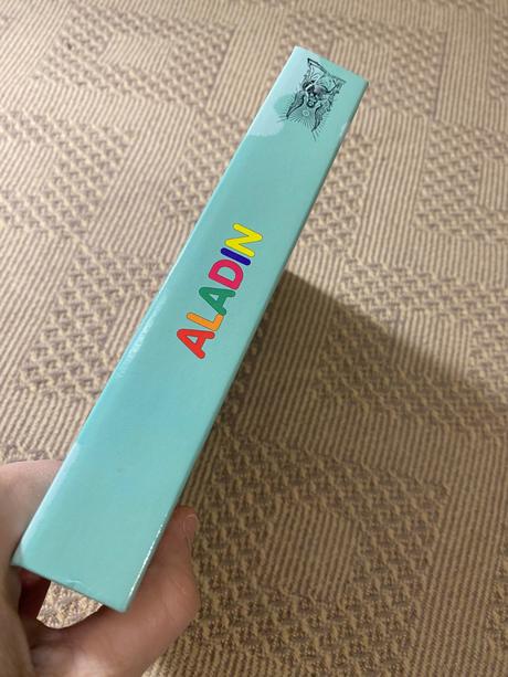 Rozprávka leporelo aladin s 6 obrázkami puzzle,