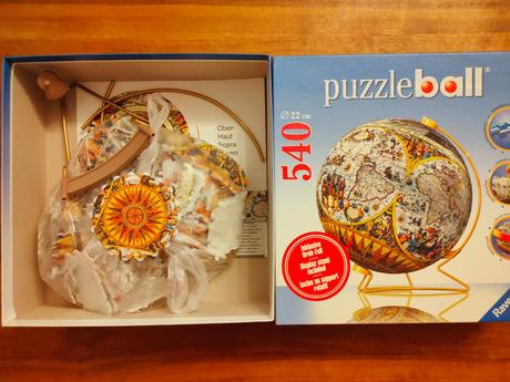 Puzzle 3d historická mapa sveta, 