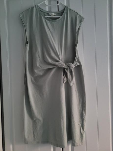Tehotenské šaty s uzlom, h&m,l
