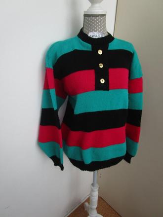 2993. prúž. pulóver, m