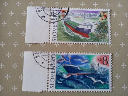 Lode poštové známky,