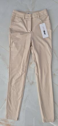 Koženkové nohavice, fishbone,xs