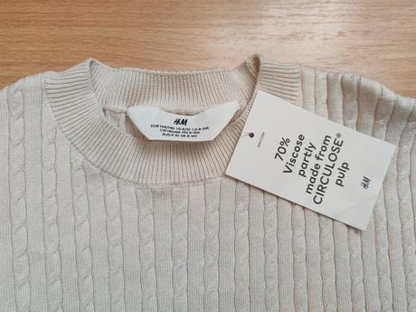 Komplet pletený, h&m,134 / 140