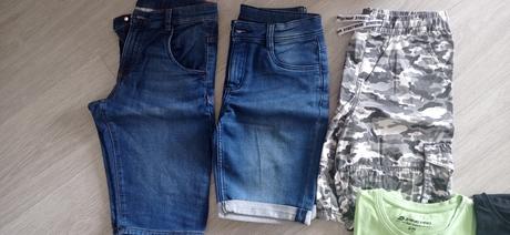 Kraťasy, košeľa a tričká, 140–152