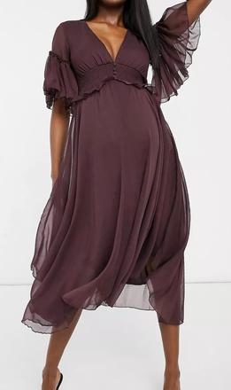 Tehotenské spoločenské šaty asos, m / s