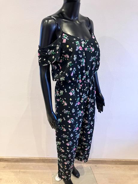 Dámsky letný overal kvetovaný (l), l