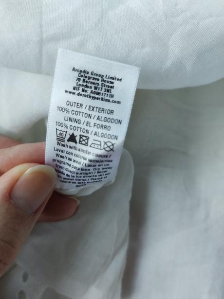 Biela sukňa - madeira, dorothy perkins,44