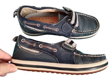 Kožené mokasíny, geox,33