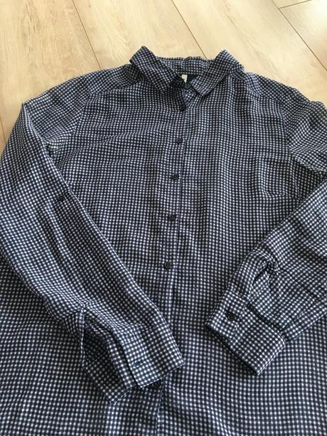 Dámska modrá košeľa, stradivarius,s