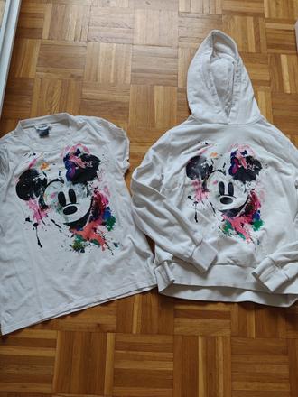 Desigual originál mickey tricko+mikina, desigual,s