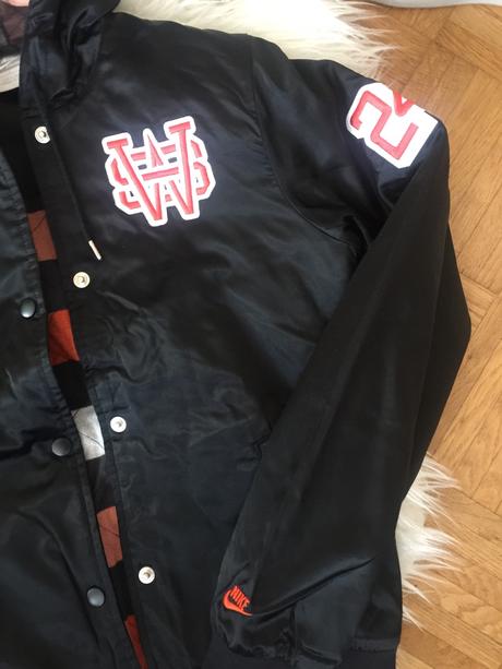 Nike saténová baseballová prechodná  bundicka-xs/s, nike,s