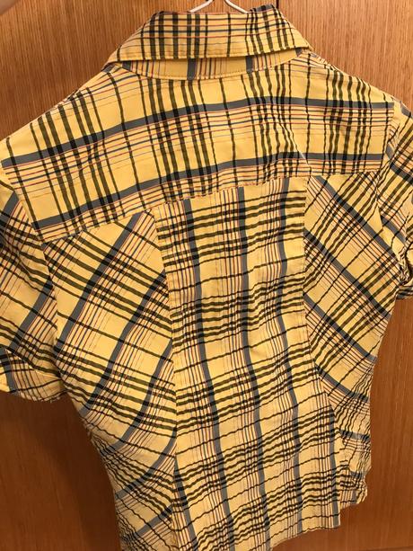 Žltá kockovaná košeľa sharon, 34
