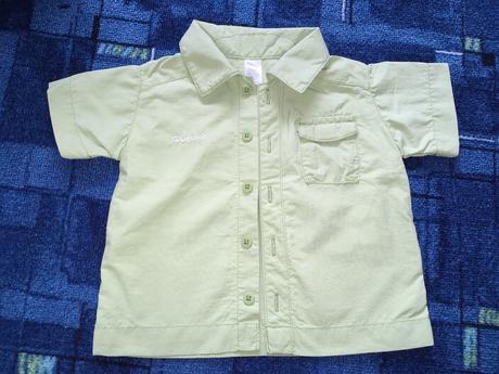 Športová košieľka s krátkym rukávom 6m decathlon, decathlon,68