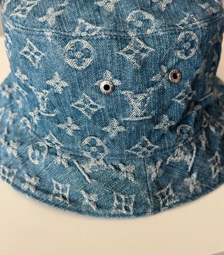 Denim klobúk louis vuitton, louis vuitton,m