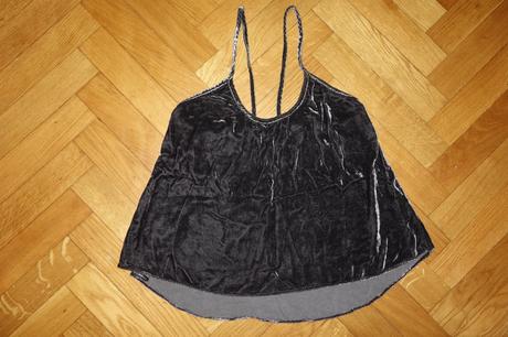 Zamatové tielko zara, zara,s