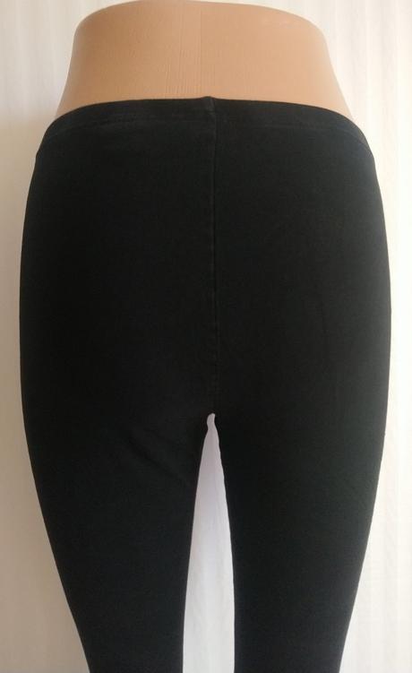 Dámske čierne 3/4 legíny, h&m, m, h&m,m
