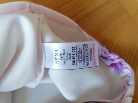 Šaty next 7rokov, next,122