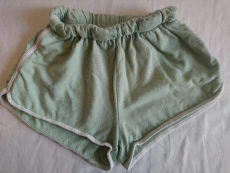 Dievčenské zelené šortky s lemovaním, h&m, 140-146, h&m,146