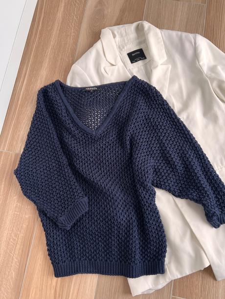 Modrý sveter, morgan,s