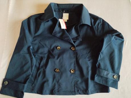 Trenčkoty oversize farby navy a béžový č. 40, esmara,40
