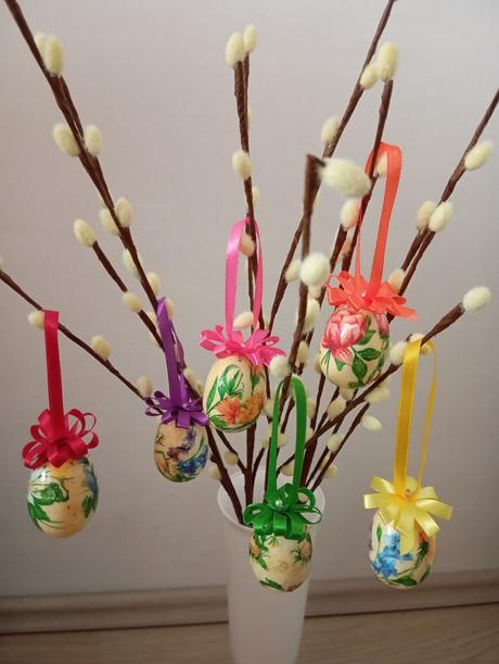 Veľkonočná dekorácia - vajíčka, 