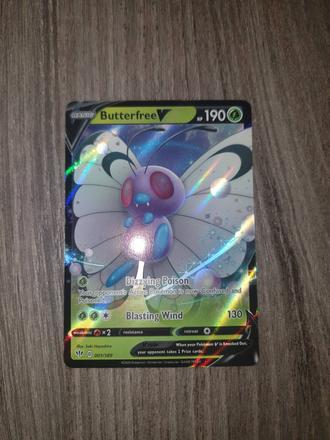 Pokemon karta tcg butterfree,