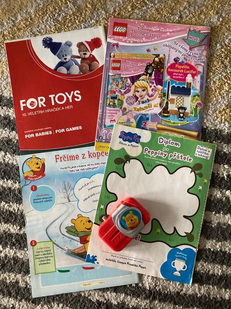 Medvídek pú, peppa pig, moje kamarátka conni, 