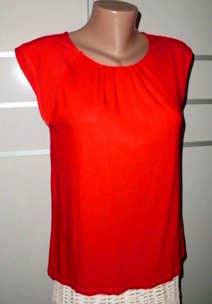 Jednoduchý červený top od zn. esprit - veľ. s-m, esprit,m