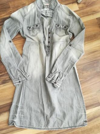 Riflové šaty, denim,xs