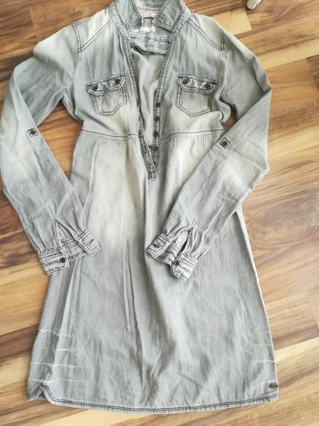 Riflové šaty, denim,xs