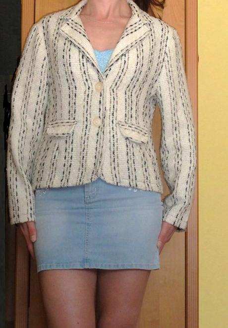 Kvalitná džínsová sukňa, xs