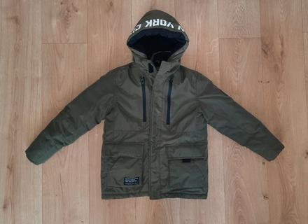 Zimná khaki bunda, takko,134