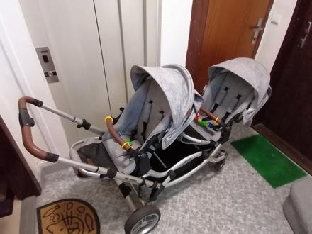 Predam dvojičkovský kočík abc design zoom, abc design,abc design zoom 2017