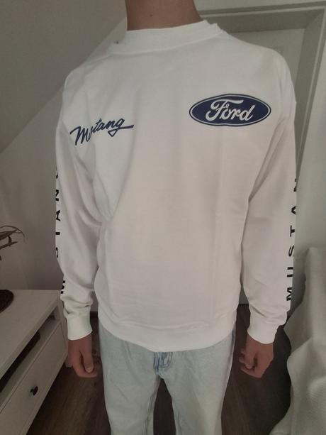 Krasna mikina ford, mustang top stav, reserved,170