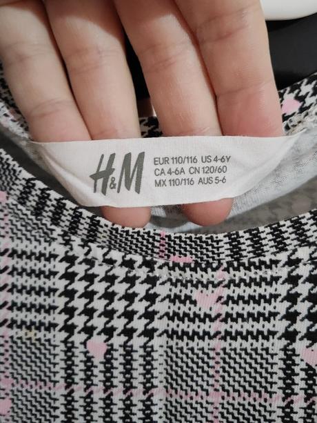 Dievčenské šatky, h&m,110