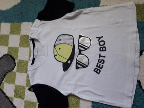 Tričká 74 modré, biele.. 0,50e/ ks, 74