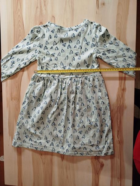 Srdiečkové šaty s dlhým rukávom, kiki&koko,110