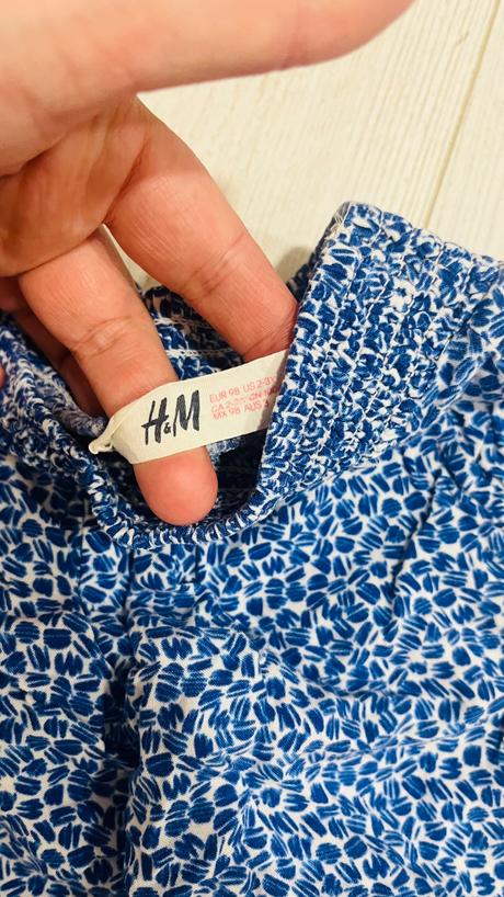 Letné nohavice 98 2ks, h&m,98