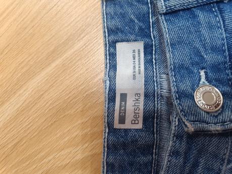 Rifle s bočnými vreckami, bershka,36