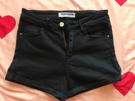 Čierne šortky, tally weijl,34