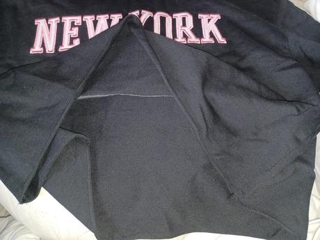 Crop top mikina, h&m,m