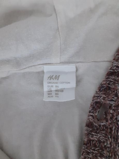 Pleteny bavlneny overal h&m 86, h&m,86