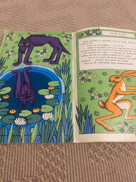 Krásna stará retro mini knižka kocúrik sivko,