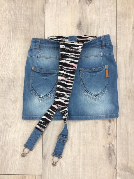 Rifľová sukňa dievčenská name it. č.122, 6-7y, name it,122