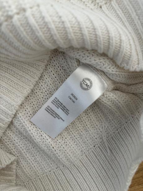 Pletený sveter s hviezdičkou tchibo, tchibo,134