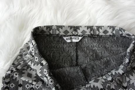 Štýlová puzdrová sukňa s geometrickým vzorom, new look,s