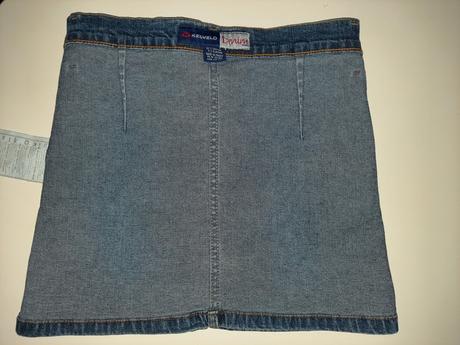 Riflová mini sukňa kenvelo veľ s-m, kenvelo,s