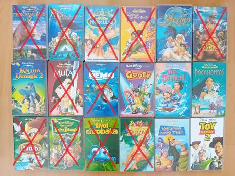 Vhs filmy a rozprávky, 