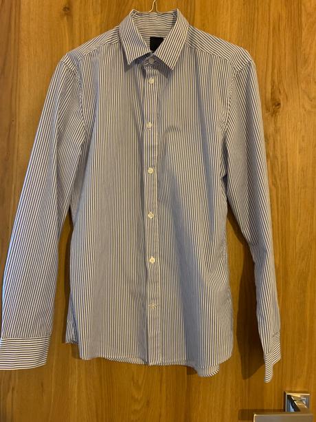 Košeľa pruzkovana, h&m,s