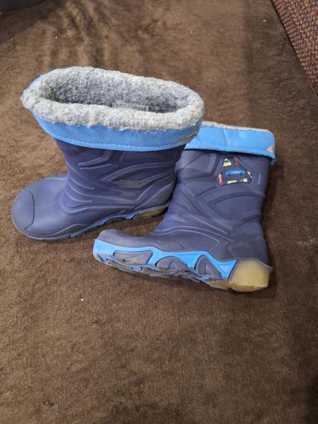 Zateplené blikajúce gumáky, lupilu,26